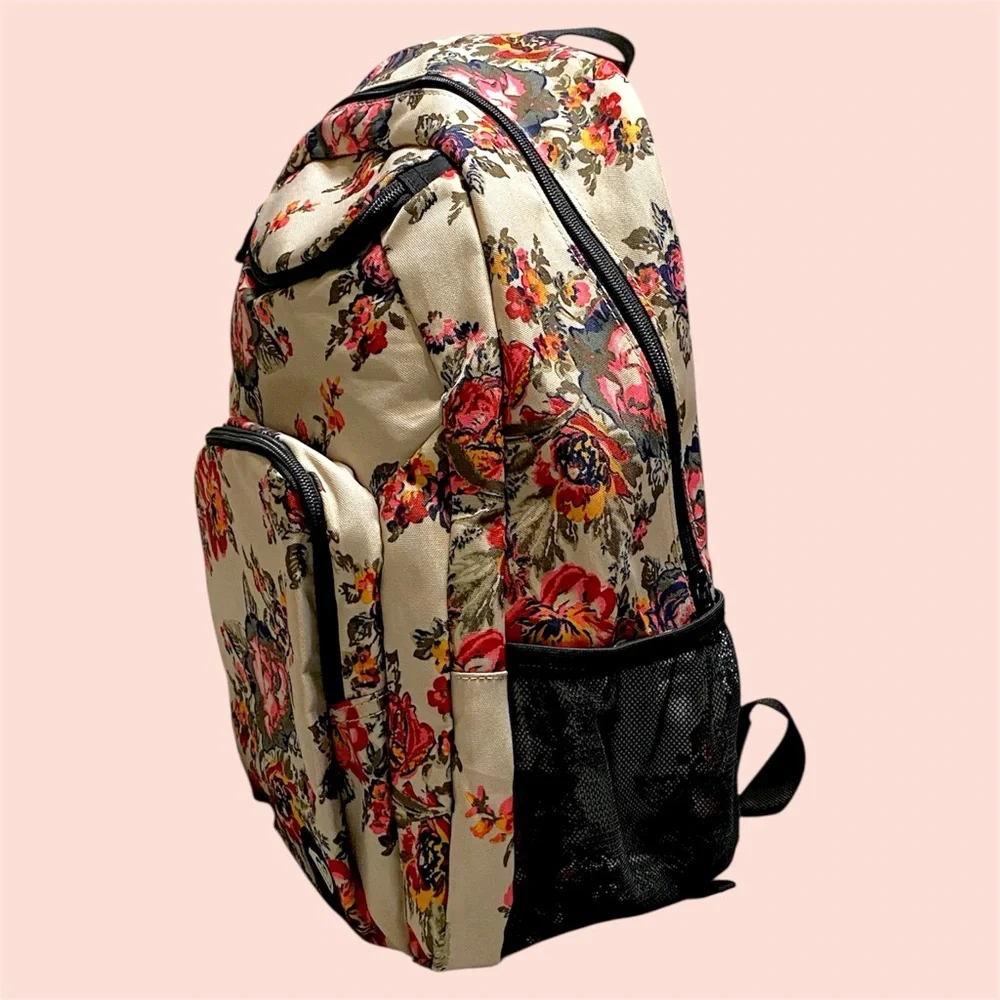 NWOT Roxy Floral Backpack - Picture 3 of 7